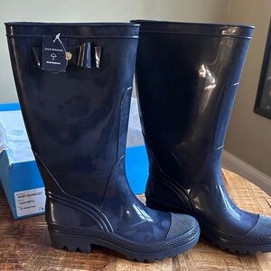 New In Box- Jack Rogers Ruby Rainboot Midnight Navy Size 7M Color 43z w/tags